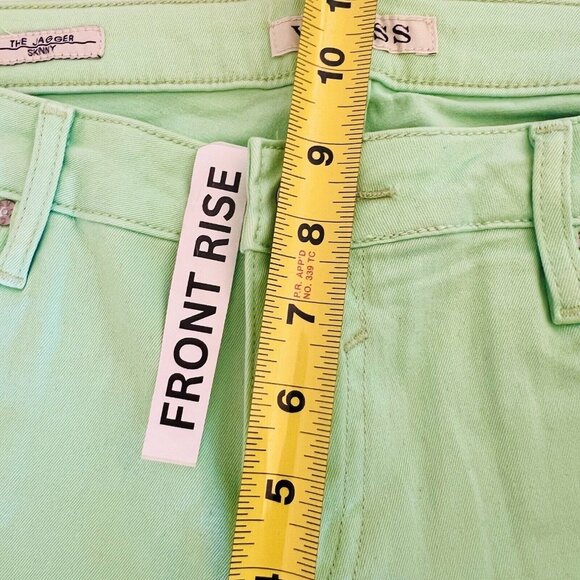 VIGOSS Women's The Jagger Skinny Jegging Jeans Size 31x29 Mint Green Mid Rise - Picture 13 of 13